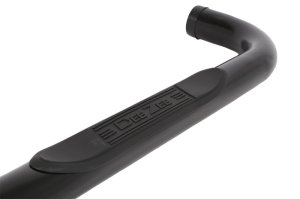 Chevrolet Silverado Nerf Bars - Dee Zee - 3 in. Round Design - Black - `14-`19